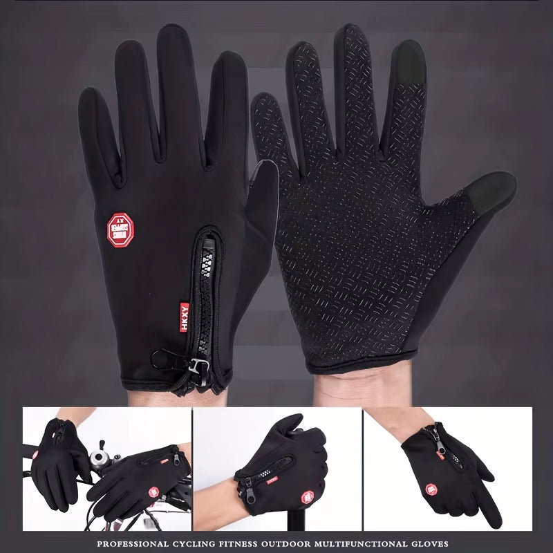 Winter Gloves for Men Women Touchscreen Warm Outdoor Cycling Driving Motorcycle Cold Gloves Windproof Non Slip Gloves